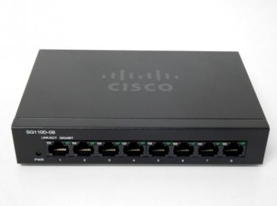 Cisco SG110D-08 8ポート ギガビット デスクトップ スイッチ