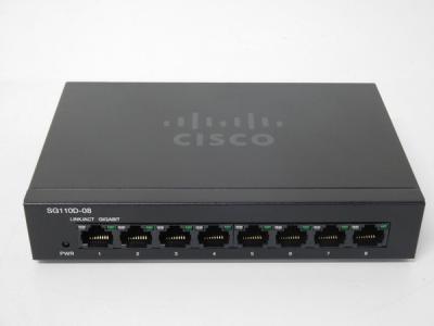 Cisco SG110D-08 8ポート ギガビット デスクトップ スイッチ