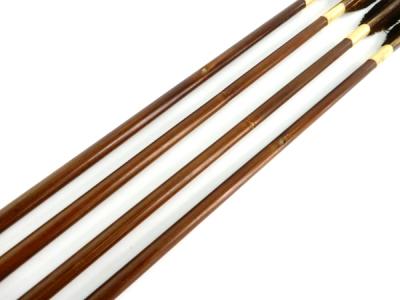 竹弓矢 4本 竹矢 矢竹 和弓矢 弓道具 和弓具 88.5cmの新品/中古