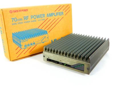 東京ハイパワー　HLー63U HL-63U リニアアンプの中古品入荷！ 430MHz 50W出力