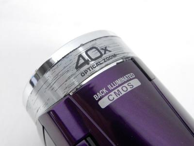 【未使用品】JVC Everio GZ-E690-v ビデオカメラ　紫 極上美品》 ビデオカメラ JVC Everio GZ-E690-V バイオレット エブリオ