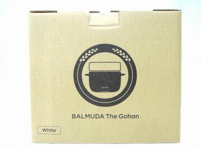 BALMUDA バルミューダ The Gohan K03A 炊飯器 家電 ホワイト