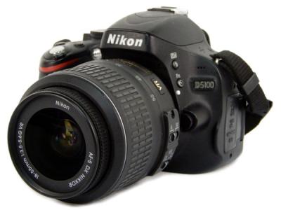 Nikon ニコン D5100 18-55VR レンズキット D5100LK18-55 カメラ デジタル一眼 ブラック