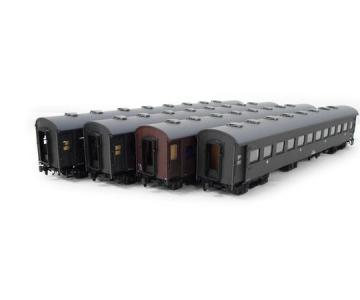 トラムウェイ スハ42 ぶどう1号 キノコ妻 布張り屋根車 4セット