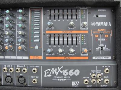 中古】YAMAHA EMX660 パワードミキサー 600W - 神奈川県の中古