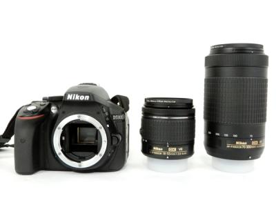 Nikon ニコン 一眼レフ D5300 ダブルズームキット ブラック デジタル カメラ