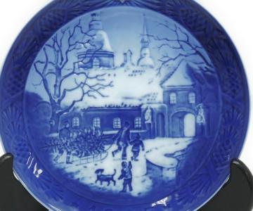 ロイヤルコペンハーゲン Royal Copenhagen イヤープレート 1995年 マナーハウスでのクリスマスの新品 中古販売 Rere リリ