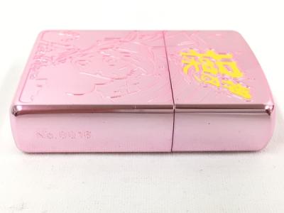 新品】zippo ジッポー ライター 押忍！操 パチンコ パチスロ ピンク