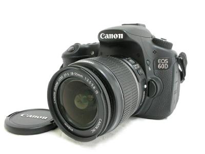 Canon キヤノン EOS 60D EF-S18-55 IS レンズキット EOS60D1855ISLK カメラ デジタル一眼レフ ブラック