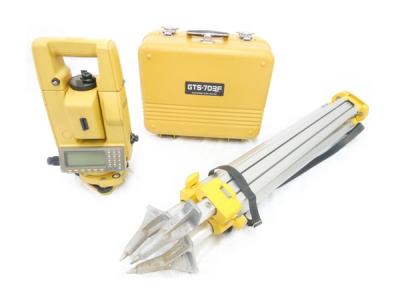 TOPCON GTS-703F 測量機器 ケース付き ポジショニング トプコン