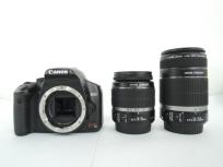 Canon キャノン EOS Kiss X2 EF-S 55-250mm F 4-5.6 EF-S 18-55mm F 3.5-5.6 IS デジタル 一眼レフ カメラ セット