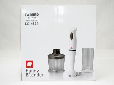 TWINBIRD ハンディーブレンダー KC-4817 チョッパー 付 ツインバード 調理 器具 ホワイト