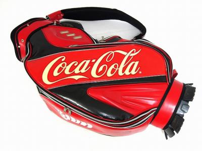訳あり・アウトレット特集 Coca Cola CC-164-CB キャディバッグ ゴルフ 赤 コカコーラ ゴルフバッグ・キャディバッグ