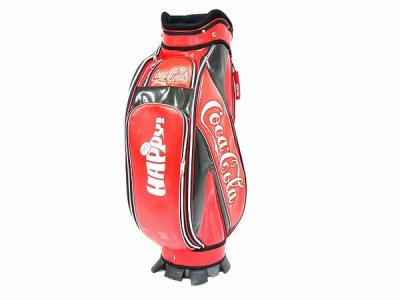 流行 Coca Cola CC-164-CB キャディバッグ ゴルフ 赤 コカコーラ ゴルフバッグ・キャディバッグ
