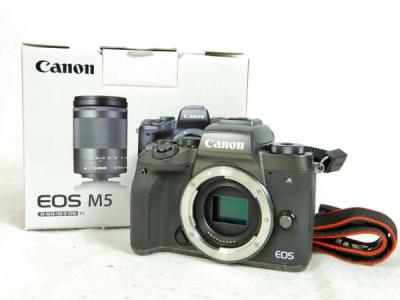 良品 Canon EOS M5 ボディ ブラック ミラーレス 一眼レフ カメラ