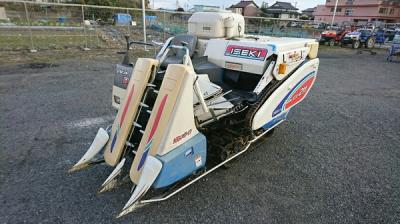 陸送可能】イセキ 2条 コンバイン HVB212-KWC 袋取り