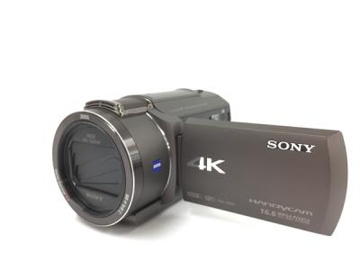 SONY ソニー ビデオカメラ ハンディカム FDR-AX40 ブラック 内蔵64GB ハンディカム 4K 空間光学手ブレ補正 光学20倍ズーム