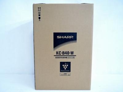 SHARP シャープ KC-B40 -W 加湿 空気清浄機 プラズマクラスター 7 畳 ホワイト 家電