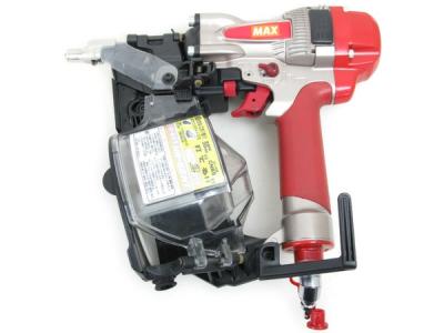 ☆品☆MAX マックス 90mm 高圧スーパーネイラ釘打機 HN-90N1 ケース付き エアツール 大工道具 内装業 65500