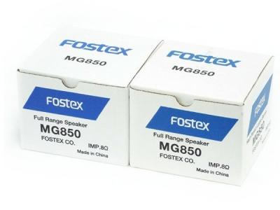 FOSTEX MG850 8.5センチ フルレンジユニット スピーカー オーディオ