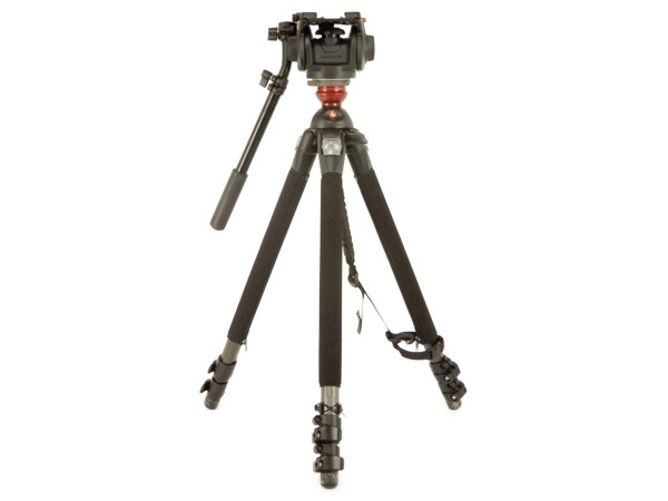 Manfrotto 三脚:055MF3 雲台:501HDV センターポール:555B(一脚)-