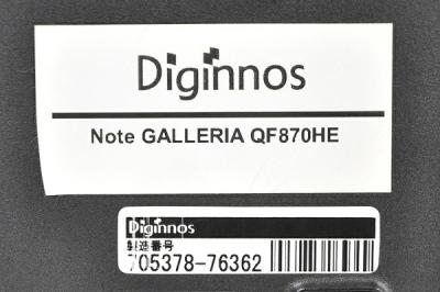 Dospara Note GALLERIA QF870HE(ノートパソコン)の新品/中古販売
