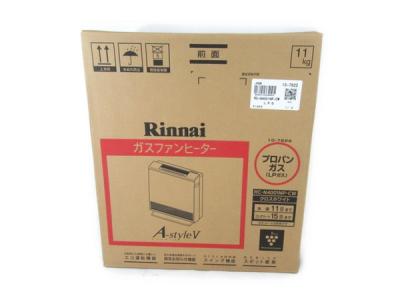 Rinnai RC-N4001NP-CW ガスファンヒーター クロスホワイト LPガス プロパンガス