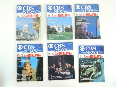 SIM Super ELMer CBS Evening News Best selections 英語 教材 CD 12枚