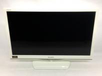 SHARP AQUOS LC-24K9 24型 液晶 TV ホワイト 本体 リモコン