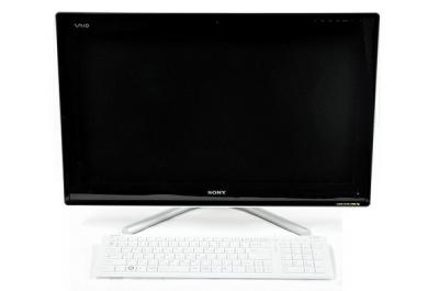 SONY ソニー VAIO VPCL219FJ 液晶一体型 デスクトップ パソコン PC 24型 i7 2630QM 2GHz 4GB HDD1TB Win7 Home 64bit ホワイト