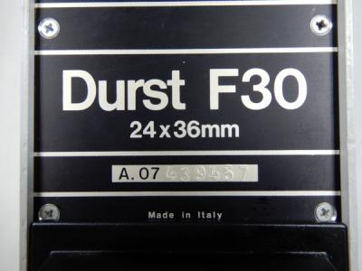 Durst F30(ビデオカメラ)の新品/中古販売 | 1359107 | ReRe[リリ]