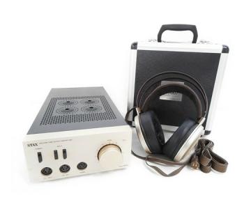STAX スタックス SRM-007t + SR-007 ヘッドフォンアンプ イヤースピーカー セット 音楽鑑賞 オーディオ機器 音響機材