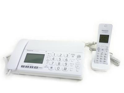 Panasonic パーソナルファクス KX-PD304DL-W おたっくす FAX電話 ホワイト 子機1台付