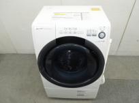 SHARP シャープ ドラム式 洗濯 乾燥機 7.0kg ES-S7B-WL 18年製 訳有