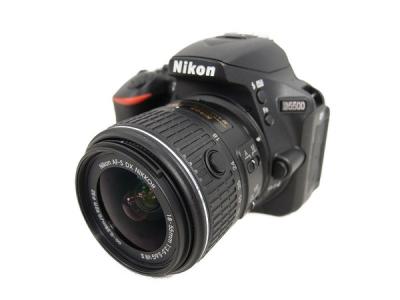 Nikon ニコン 一眼 レフ D5500 18-55 VRII レンズキット ブラック カメラ デジタル