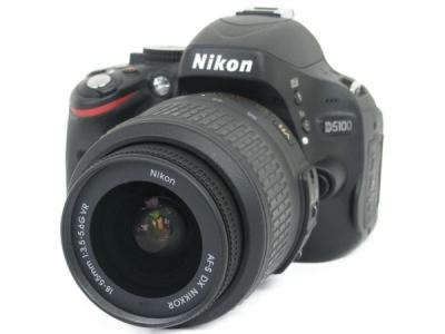 Nikon ニコン D5100 18-55VR レンズキット D5100LK18-55 カメラ デジタル一眼 ブラック