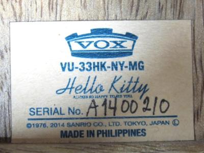 VOX VU-33HK-NY-MG(ウクレレ)の新品/中古販売 | 1372659 | ReRe[リリ]