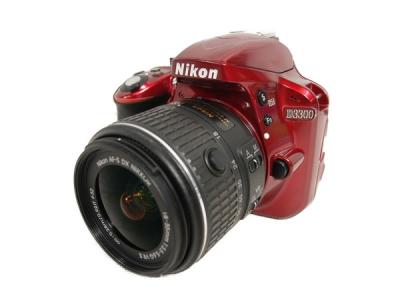 Nikon D3300 18-55 VR II レンズキット デジタル一眼レフカメラ レッド