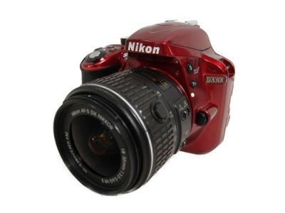 Nikon D3300 18-55 VR II レンズキット デジタル一眼レフカメラ レッド