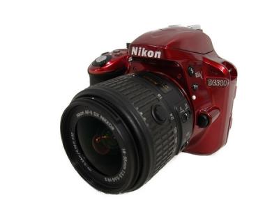 Nikon D3300 18-55 VR II レンズキット デジタル一眼レフカメラ レッド