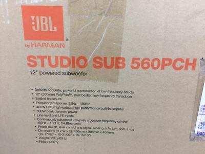 JBL SUB 560 PCH (ウーファー)の新品/中古販売 | 1377660 | ReRe[リリ]