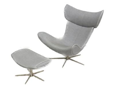 Boconcept SQUILLA チェア 1人 オットマン付 中古品 レザー Boconcept SQUILLA チェア 1人 オットマン付 中古品 レザー
