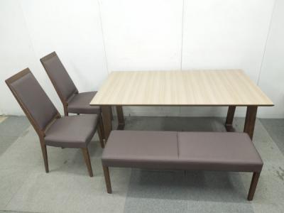 カリモク ダイニングテーブル Da5080 ベンチ Ca19 ダイニングチェア Ca1905t551 家具セット大型 寝具 の新品 中古販売 Rere リリ