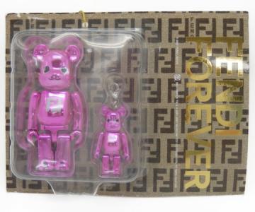 フェンディ FENDI ベアブリック BE@RBRICK 100% 50% ピンク