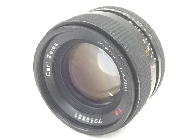 極上美品 Contax Planar 50mm F1.4 T* MMJ 完動品 - レンズ(単焦点)