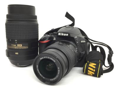 Nikon D5500 ダブル ズーム キット カメラ 一眼レフ ボディ レンズ