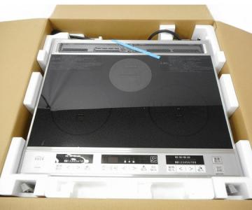 Panasonic パナソニック CH-AS6F IHクッキングヒーター ビルトイン 2口IH ラジエントタイプ ブラックトッププレート