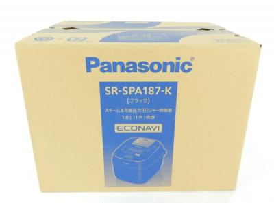 Panasonic SR-SPA187-K スチーム 可変 圧力 IHジャー 炊飯器 1.8L 家電