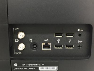 HP TouchSmart 520PC 8Gメモリ ハードディスク2T-