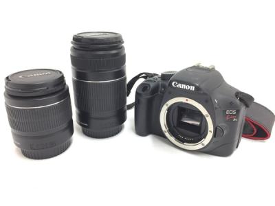 Canon キャノン EOS Kiss X4 KISSX4-WKIT ダブルズームキット カメラ デジタル一眼 ブラック